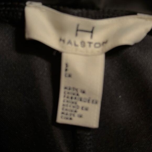 Halston women's vegan leather pants vinyl sexy, sleek, day night versatile #4412 - Picture 6 of 7